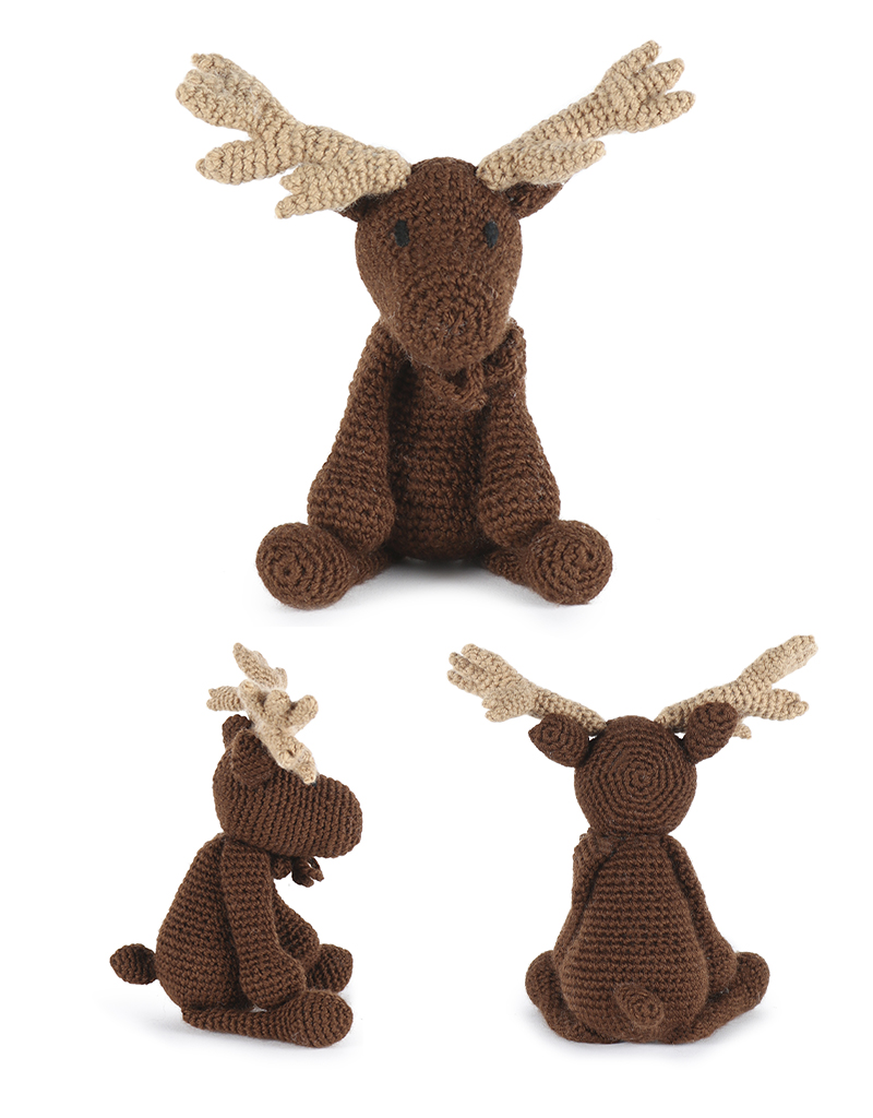 toft logan the moose amigurumi crochet animal